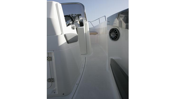 High gunwale height for extra on-board safety